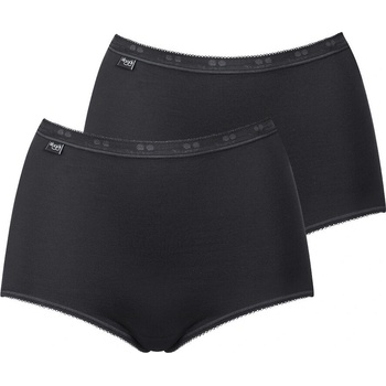 Triumph kalhotky Sloggi Basic+ Maxi 2P černá bílá 0004