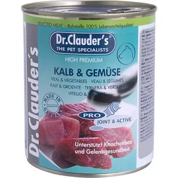 Dr.Clauder's Selected Meat Pro Joint ActiveKalb Gemuse -Премиум консервирана храна за кучета със ставни проблеми, с телешко месо и зеленчуци 800 гр