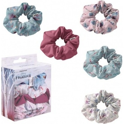 Scrunchies gumičky do vlasov 5ks DISNEY FROZEN 2500001912