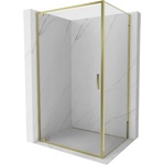 Mexen Exo-BR обръщаема душ кабина 95 x 75 см, прозрачна, златна - 8181-095-075-50-00 (8181-095-075-50-00)