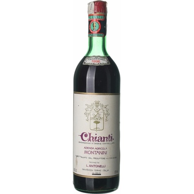 Azienda Agricola Montanini Chianti suché červené 1986 0,75 l (holá láhev)