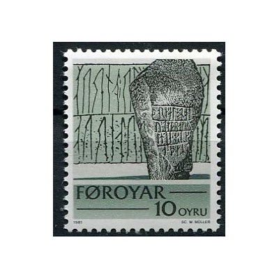 (1981) MiNr. 65 ** - Faerské ostrovy - runy
