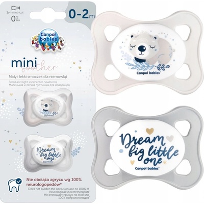 Canpol Babies Mini Soother Koala sivá