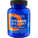 NATIOS Vitamín D3 & K2 (MenaQ7 MK-7) 5000 IU & 200 mcg 100 kapsúl
