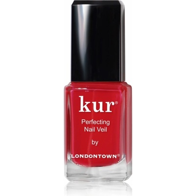 Londontown Kur Nail Veil 8 průhledný lak na nehty Maková červeň 12 ml