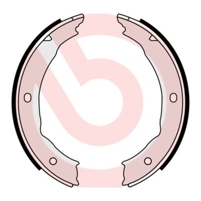 BREMBO Sada brzd. čeľustí parkov. brzdy S61540