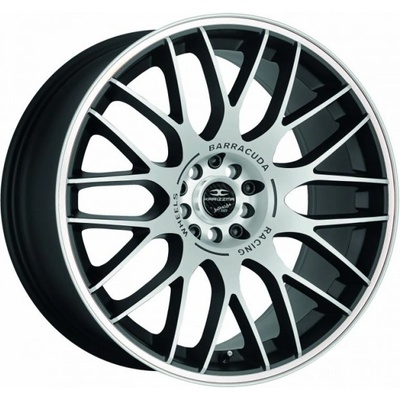 BARRACUDA KARIZZMA 8,5x19 5x108 ET30 matt black polished white