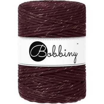 Bobbiny Macrame Cord 5 mm 100 m Golden Burgundy юта (MX-E119)