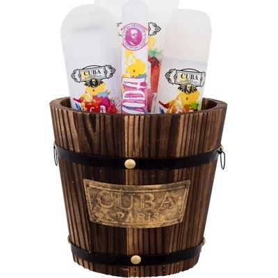 Cuba La Vida Cuba La Vida EDP 100 ml + Cuba La Vida EDP 35 ml + Cuba La Vida dezodorant 200 ml + Cuba La Vida hydratačné telové mlieko 200 ml