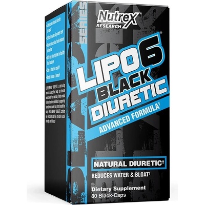 Nutrex Lipo 6 Black Diuretic, 80 Capsules