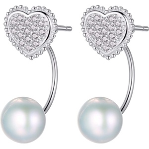 Silenti Jewelry Сребърни обеци "Отношение