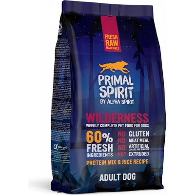 Primal Spirit Dog 60% Wilderness 1 kg