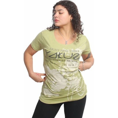 Yakuza Hidden Curved Crew Neck Tarragon