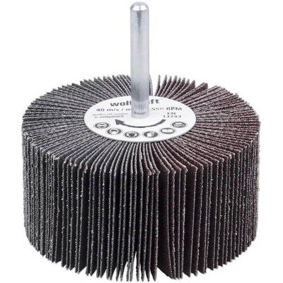 Vejárový brúsny kotúč Wolfcraft Ø 80mm zrnitosť 80