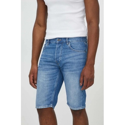 Pepe Jeans džínové šortky pánské PM801079MN9 modrá