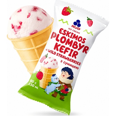 Rud KEFIR s lesní jahodou 80g – Hledejceny.cz