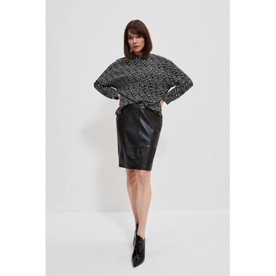 Moodo Черна дамска пола от изкуствена кожа Moodo Moodo | Cheren | ЖЕНИ | XS