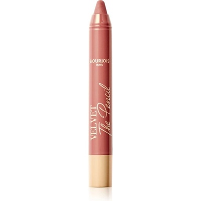 Bourjois Velvet the Pencil rtěnka v tužce s matným efektem 01 Nudifull 1,8 g