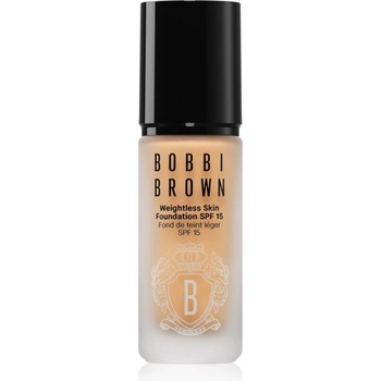 Bobbi Brown Weightless Skin Foundation SPF 15 Mini дълготраен матиращ фон дьо тен с хидратиращ ефект цвят Warm Honey 13ml