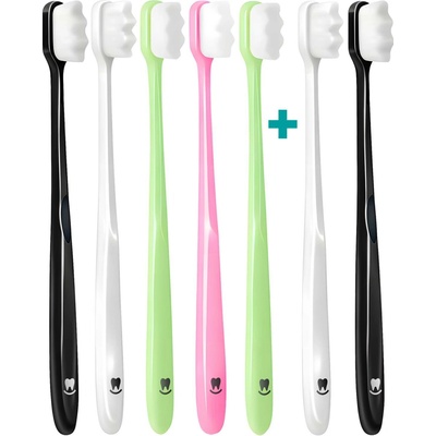 Nanosmile Ultrajemný zubní kartáček Multicolor 7 ks