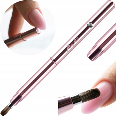 MollyNails Štětec na zdobení nehtů Automatický Vysouvací Oválný Pro 10mm Č.6 – Zbozi.Blesk.cz