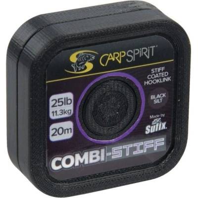 Carp Spirit šňůra Combi Stiff-Coated Braid Camo Green Black Silt 20m 25lb