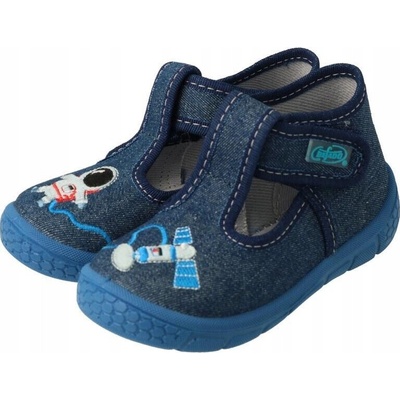 Befado detské domáce papuče 531P096 na suchý zips