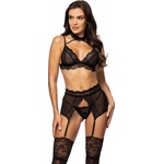 Beauty Night Velvet Sin Set Black S/M