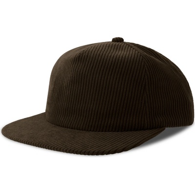 Atlantis Headwear K Severny 5 panelová manšestrová COT33030714599 brown Hnědá