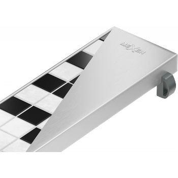 Mexen Flat M13 капак 2в1 за линейно оттичане 60 см, инокс - 1019060 (1019060)