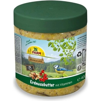 JR Farm Birds arašídové máslo s vitamíny 400 g