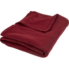 TP fleece deka Old English Vínová 150x200