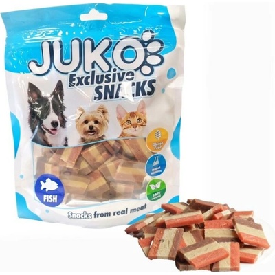 JUKO Snacks Tuna codfish & salmon small Fillets 250 g
