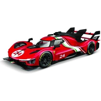 Bburago Ferrari Racing 499P Modifikovaná Červená č.24 1:18