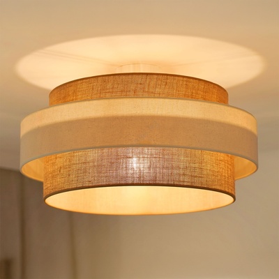 Brilagi - Плафон SPACE LIGHT 1xE27/15W/230V, Ø 50 см, бежово/кремаво (BG1286)