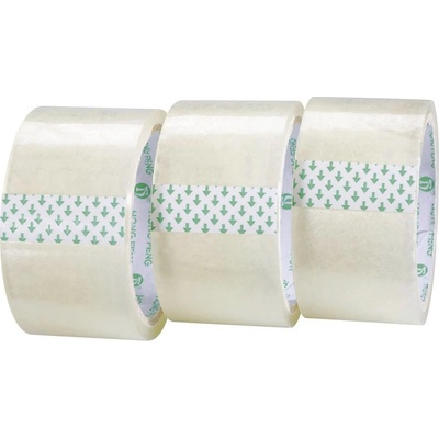 TOOLCRAFT lepiaca páska priehľadná 50 m x 48 mm