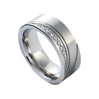 Nubis Dámský snubní prsten se zirkonem NSS1017 Zr