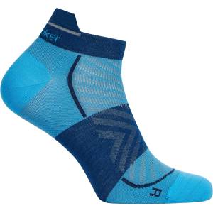 Icebreaker Мъжки чорапи за бягане Icebreaker Merino Run+ Ultralight Micro Running socks - Arctic / Atlantis - размер 44, 5-46, 5 (EU) (201-8163-0513)