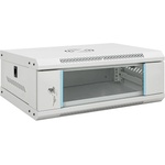 vidaXL 4U сървърен шкаф за стенен монтаж, 19", IP20, 53x40x21 см (30257)