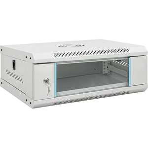 vidaXL 4U сървърен шкаф за стенен монтаж, 19", IP20, 53x40x21 см (30257)