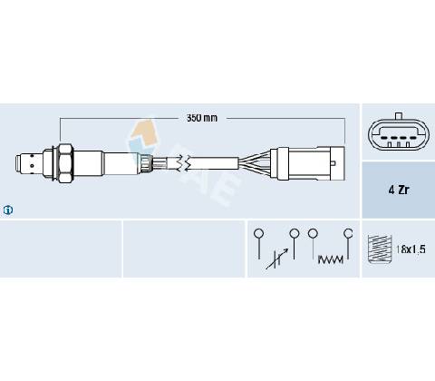 Lambda sonda FAE 77152