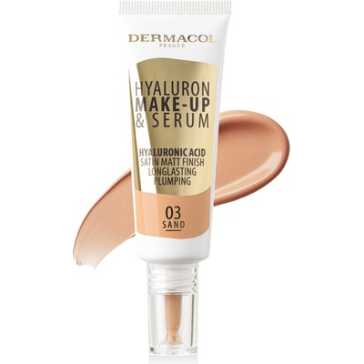 Dermacol Make up a sérum 2v1 Hyaluron Make up and Serum 03 Sand 25 g