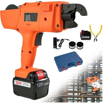 UNI STR Машина за връзване на арматура, акумулаторна, 12V, 2x6Ah, 6-32 мм, в куфар (STR1263)