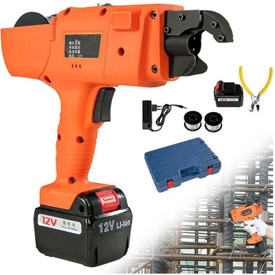 UNI STR Машина за връзване на арматура акумулаторна 12V, 2x6Ah, 6-32 мм, в куфар (UNI-01012854)