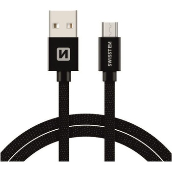 Swissten 71522301 USB - microUSB, 2m, černý