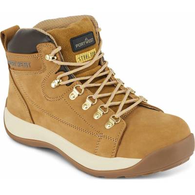 Portwest Steelite Mid Cut Nubuck SB HRO topánky Medová