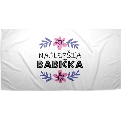 Sablio Uterák Najlepšia babička 50 x 100 cm