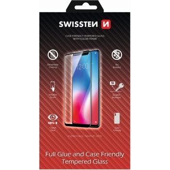 Swissten Full Glue, Color frame, Case friendly, Ochranné tvrdené sklo, Samsung Galaxy A53 5G, čierné 8595217479012