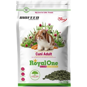 BIOFEED Bioofeed ROYAL ONE CUNI ADULT 1, 5 кг Храна за зайци