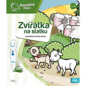 Albi Kouzelné čtení Kniha Zvířátka na statku CZ